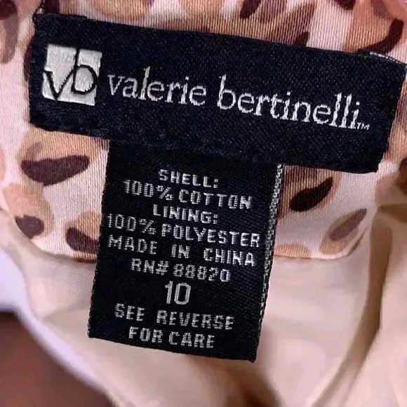 Valerie Bertinelli womens skirt size 10 tan cheetah print pencil - Picture 8 of 10